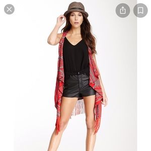 Meghan LA Fringed Sweater Vest